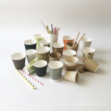 Disposable Ripple Wall Coffee Cup Paper Cups